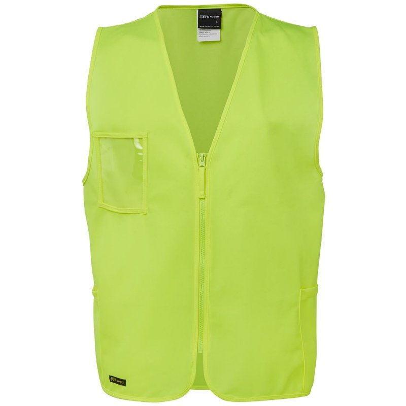 FIRST AID - HI-VIS VEST WITH 2 POCKETS & ID CARD POUCH - Image 3