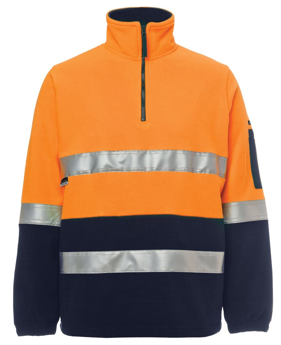 HI-VIS (DAY+NIGHT) 1/2 ZIP POLAR (Add Your Logo) - Image 3